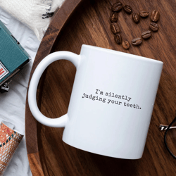 dentist mug, dentist gift, orthodontist mug, dental school grad gift, dental hygienist coffee mug, dental assistant mug