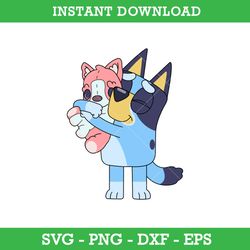 Bluey Dog Svg, Bluey, Blue, Bluey Svg, Blue Dog, Bluey Family, Instant Download, GR91