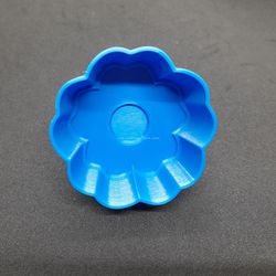flower bath bomb mold stl file 3d