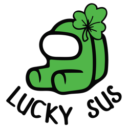 lucky sus st patrick's svg, st patrick's day svg, shamrock svg, st patricks svg, lucky svg file cut digital download