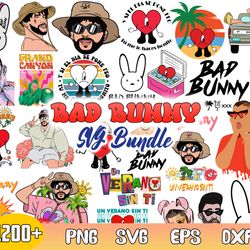 bad bunny svg, un verano sin ti, bad bunny vector, bad bunny cricut, cut file