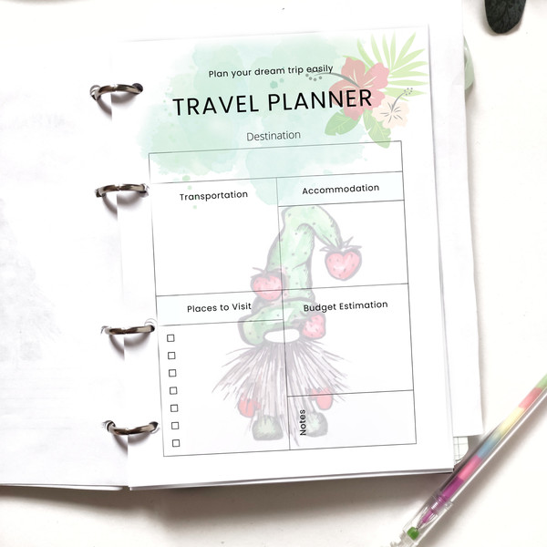 holiday planner gnomes