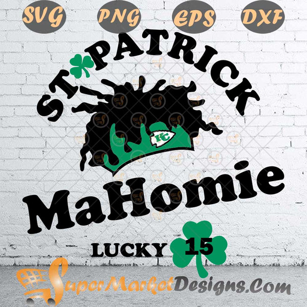 St Patrick Mahomie 15 lucky Irish Shamrock Svg PNG Dxf EPs.jpg