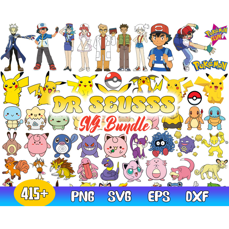 Pokemon Bundle Svg, Pokemon Svg, Pikachu Svg, Pokemon Friends Svg, Pokemon Character Svg.jpg