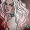 Gothic pin-up art print with a succubus