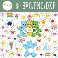 care bears svg, care bears bundle svg, png, dxf, cutting file, svg files for cricut, silhouette