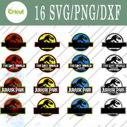 jurassic park svg, jurassic park bundle svg, png, dxf, cutting file, svg files for cricut, silhouette