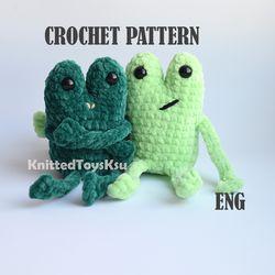 leggy frog crochet pattern, amigurumi froggy pattern tutorial, toad leggy easy crochet pattern