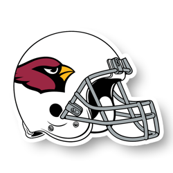 Arizona Cardinals Helmet Mascot Emblem Fathead Truck Car Window Vinyl NFL Helmet Sticker NFL Emblem Outdoor Any Sizes