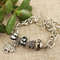 Aries-bracelet-cute-silver-sheep-bracelet-black-and-white-lampwork-murano-glass-bracelet-jewelry