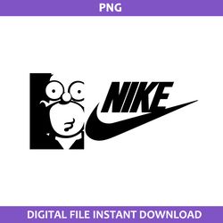 homer simpson nike png, nike logo png, homer simpson png digital file
