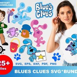 BLUES CLUES SVG BUNDLE - Mega Bundle svg, png, dxf, Files For Print And Cricut