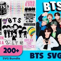 bts svg bundle - mega bundle svg, png, dxf, files for print and cricut