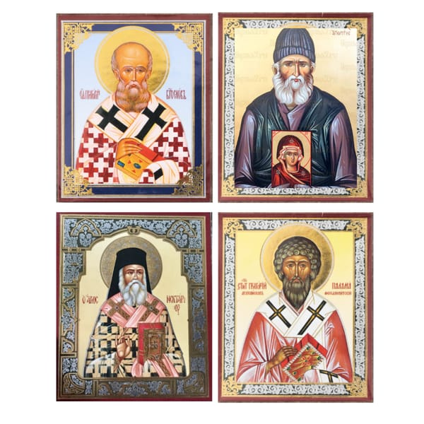 Greek Orthodox Icons Of Saints A Set Of 4 Small Orthodox I Inspire greek-orthodox-icons-of-saints-a-set-of-4-small-orthodox-i-inspire