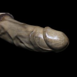 Wood penis 250, erotic art sculpture, wooden penis sculpture, adult content.