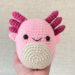 Axolotl Squishmallow Crochet Pattern PDF Instant Download