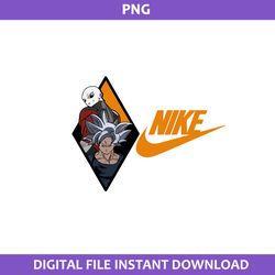 goku and jiren nike png, nike logo png, drangon ball nike png, fashion brands png digital file