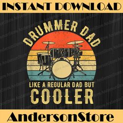 drummer dad like a regular vintage drummer dad father's day best dad daddy father's day happy father's day png