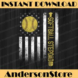 distressed usa american flag softball stepdad father's day best dad daddy father's day happy father's day png