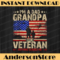 father's day | 4th of july | i'm a dad grandpa and a veteran best dad daddy father's day happy father's day png