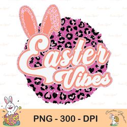 easter vibes pink leopard sublimation, easter vibes png image, leopard retro design, sublimation designs downloads, png