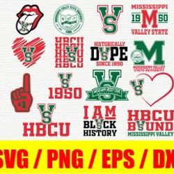 mississippi valley state university artwork hbcu collection, svg, png, eps, dxf