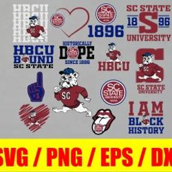 south carolina state university artwork hbcu collection, svg, png, eps, dxf