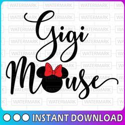gigi mouse svg, grandma mouse svg, minnie mouse svg instant download, nana mouse svg, mimi mouse svg, minnie head svg, d