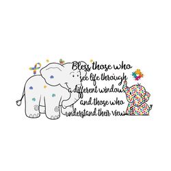 Elephant Autism Awareness Svg, Puzzle Piece Svg, Autism Support, 2nd April Svg, Be Kind Svg, Autism Awareness,