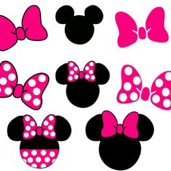 minnie mouse bundle svg, love mickey svg, disney svg, disney minnie mouse svg digital download