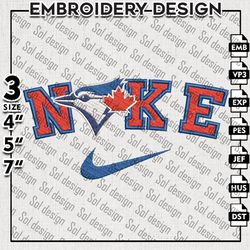 toronto blue jays embroidery designs, mlb embroidery files, jays, machine embroidery pattern, digital download