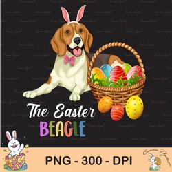 beagle easter day costume love rabbit eggs sublimation, happy easter png, cute easter png, easter png, bunny png, easter