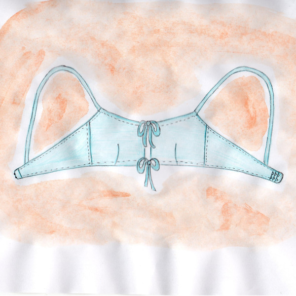 Lace up bra pattern, No elastic underwear pattern, Claire - Inspire Uplift