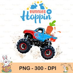 easter bunny rabbit monster truck sublimation, happy easter png, cute easter png, easter png, bunny png, easter clip art