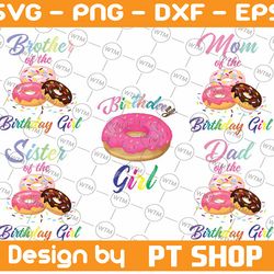 family donut matching png, donut shirt birthday girl, sweet one donut, dad donut, mom donut, brother donut, sister donut