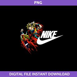 Goku Nike Png, Son Goku Png, Nike Logo Png, Anime Nike Png Digital File
