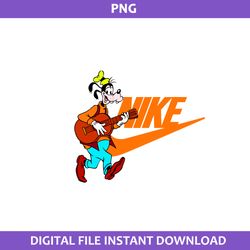 goofy nike png, goofy swoosh png, disney nike png, nike logo png digital file