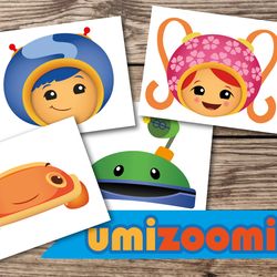 Umizoomi photo props, umizoomi masks, umizoomi cipart team umizoomi inspired masks, umizoomi printables, umizoomi party
