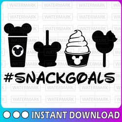 mickey snackgoals svg, disney snacks svg, disney svg, snack goals svg, mickey snackgoals clipart, party svg for cricut,