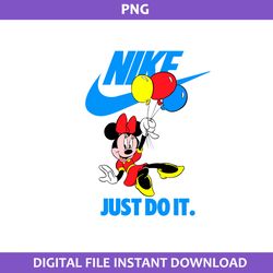 minnie nike png, minnie swoosh png, minnie just do it  png, disney nike png, nike logo png digital file