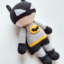 Crochet Toy amigurumi Superhero Batman Toy handmade soft toy baby gift