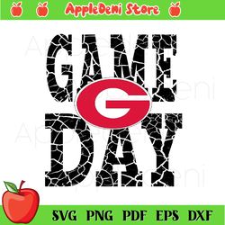 GA Game Day Svg, Sport Svg, Georgia Bulldogs Svg, Georgia Team Logo Svg