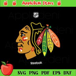 nhl chicago blackhawks primary svg, sport svg, chicago blackhawks svg