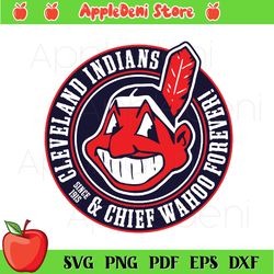 Cleveland Indians and Chief Wahoo Forever since 1915 Svg, Sport Svg, Cleveland Indians