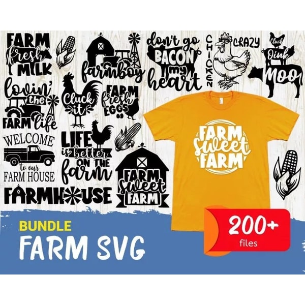 Farm Rug Svg FARM SVG BUNDLE - Mega Bundle svg, png, dxf, Files For Print | Inspire ...
