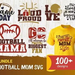 football svg bundle - mega bundle svg, png, dxf, files for print and cricut