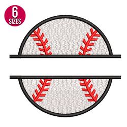 Baseball monogram embroidery design, Machine embroidery design, Instant Download
