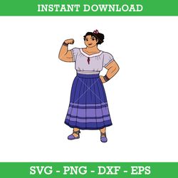 luisa svg, luisa encanto svg, encanto svg, disney svg, png, dxf eps, instant download