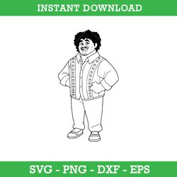 Felix Encanto Outline Svg, Felix Madrigal Svg, Encanto Svg, Disney Svg, Png, Dxf Eps, Instant Download