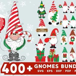 gnomes christmas svg bundle - mega bundle svg, png, dxf, files for print and cricut